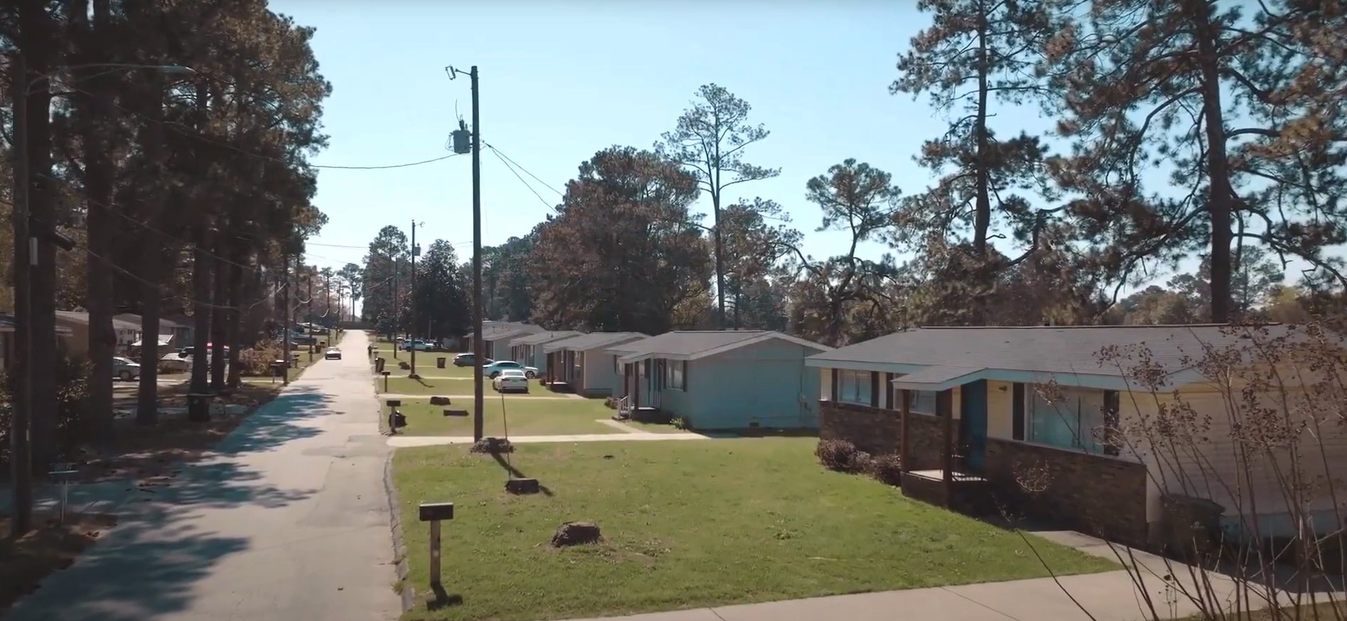Entrance to The Mill Gardens Apartments