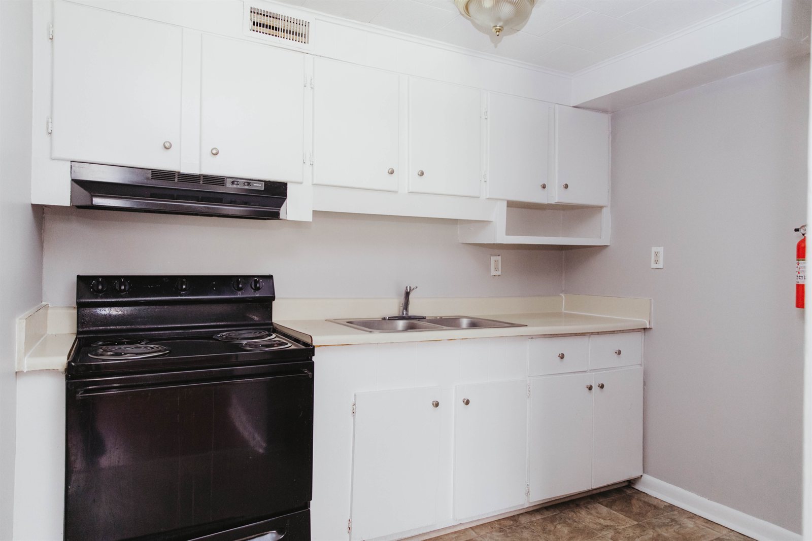 3-bedroom apartment kitchen at The Mill Gardens — a family-friendly floor plan layout for households in the David Perdue Primary School zone